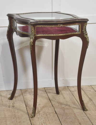 Mahogany Framed Bijouterie Table